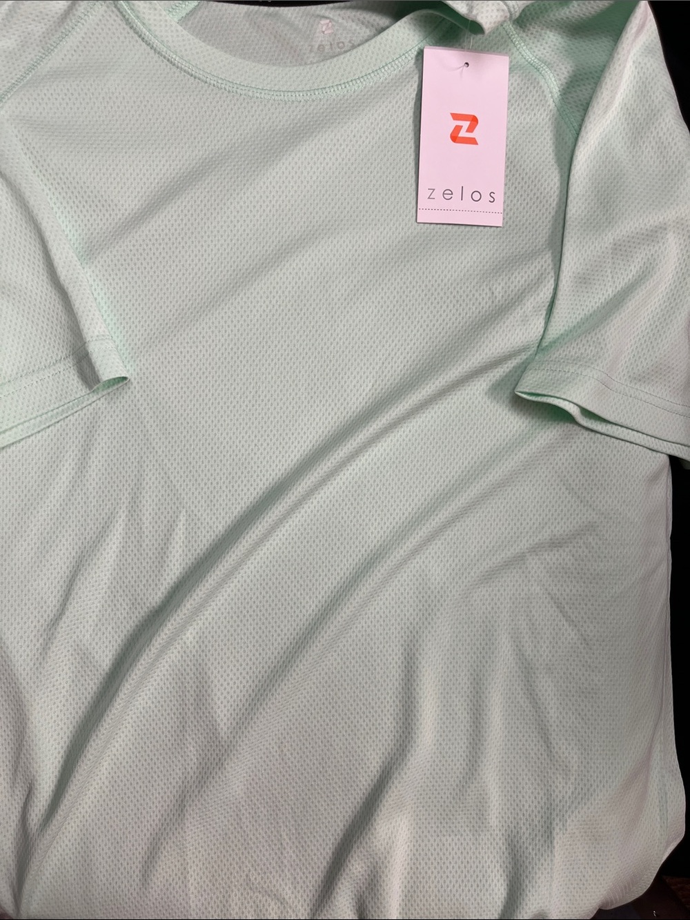 ZELOS Soft Mint Performance Tee